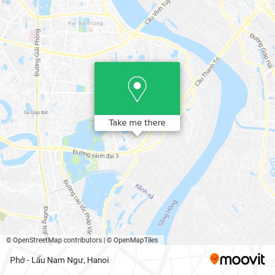 Phở - Lẩu Nam Ngư map