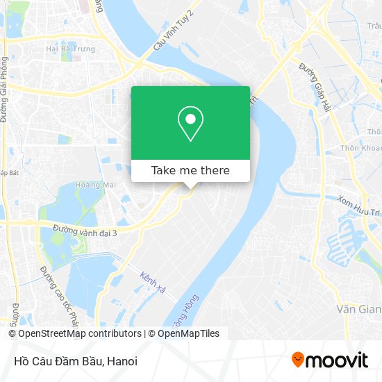 Hồ Câu Đầm Bầu map