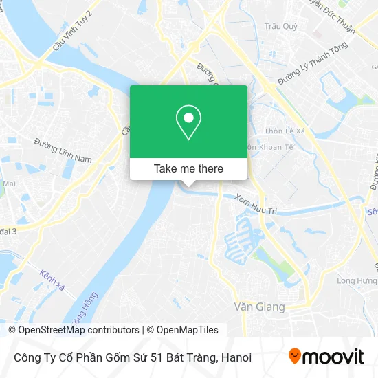 Công Ty Cổ Phần Gốm Sứ 51 Bát Tràng map