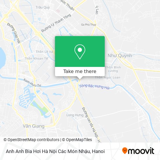 Anh Anh Bia Hơi Hà Nội Các Món Nhậu map
