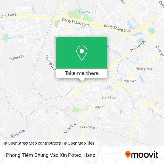 Phòng Tiêm Chủng Vắc Xin Potec map