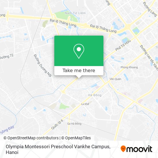 Olympia Montessori Preschool Vankhe Campus map