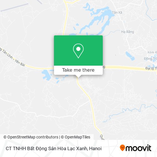 CT TNHH Bất Động Sản Hòa Lạc Xanh map