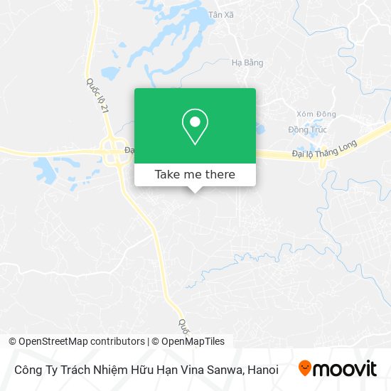 Công Ty Trách Nhiệm Hữu Hạn Vina Sanwa map