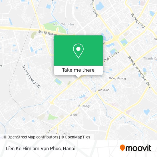 Liền Kề Himlam Vạn Phúc map