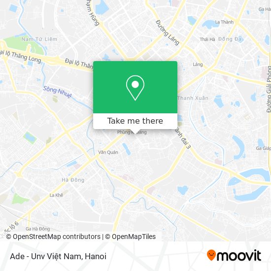 Ade - Unv Việt Nam map