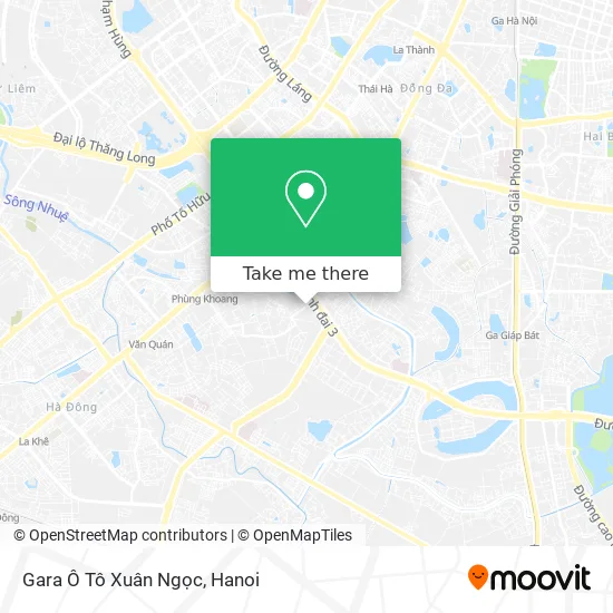 Gara Ô Tô Xuân Ngọc map