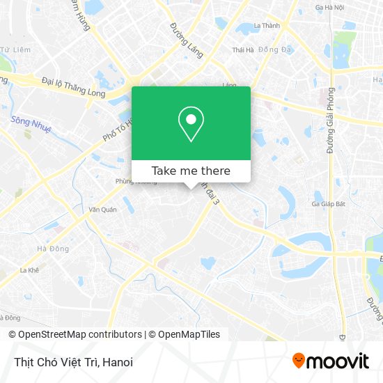 Thịt Chó Việt Trì map