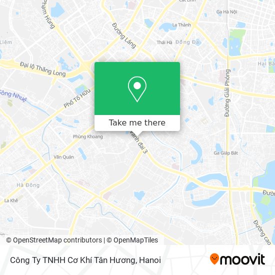 Công Ty TNHH Cơ Khí Tân Hương map