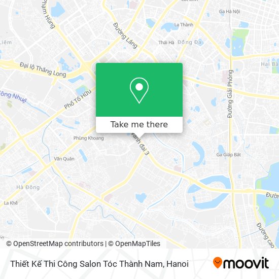Thiết Kế Thi Công Salon Tóc Thành Nam map