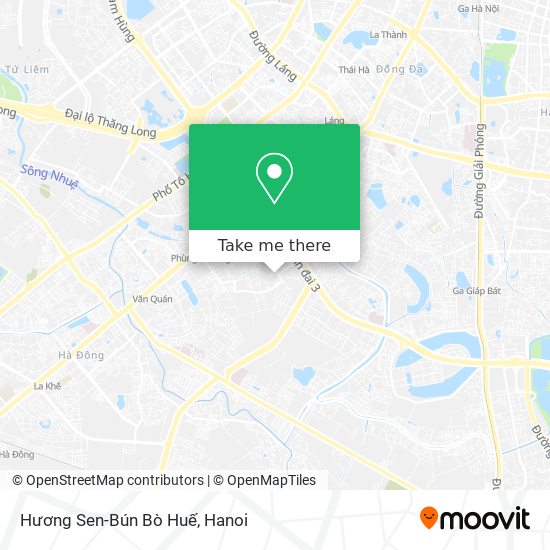 Hương Sen-Bún Bò Huế map