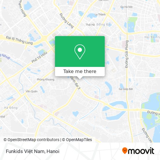 Funkids Việt Nam map