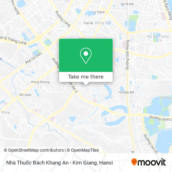 Nhà Thuốc Bách Khang An - Kim Giang map