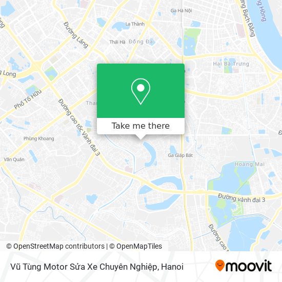 Vũ Tùng Motor Sửa Xe Chuyên Nghiệp map