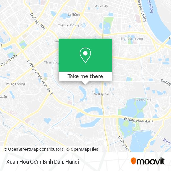 Xuân Hòa Cơm Bình Dân map