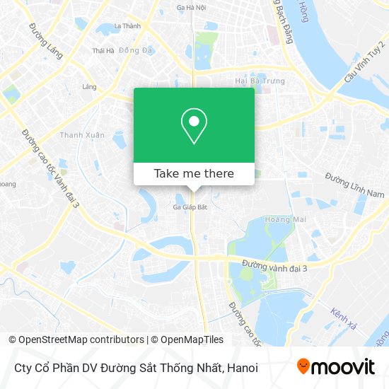 Cty Cổ Phần DV Đường Sắt Thống Nhất map