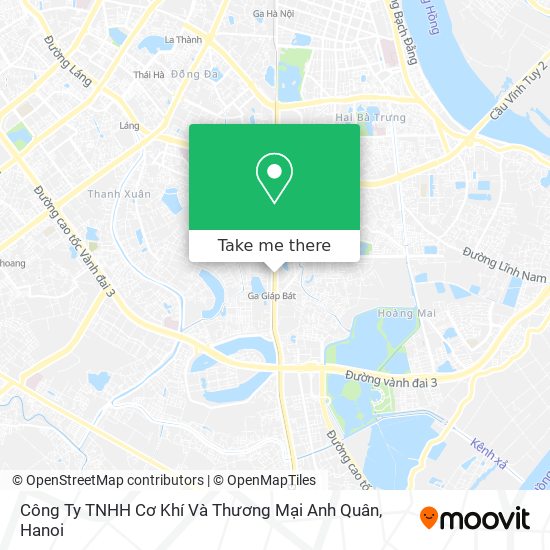 Công Ty TNHH Cơ Khí Và Thương Mại Anh Quân map