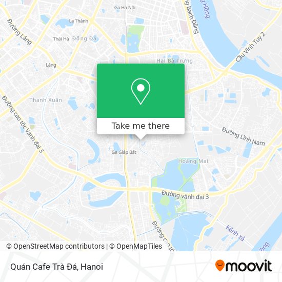 Quán Cafe Trà Đá map