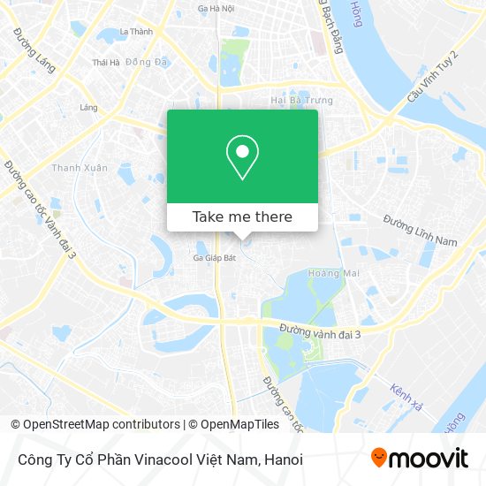 Công Ty Cổ Phần Vinacool Việt Nam map