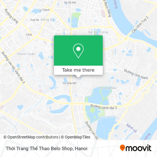 Thời Trang Thể Thao Belo Shop map