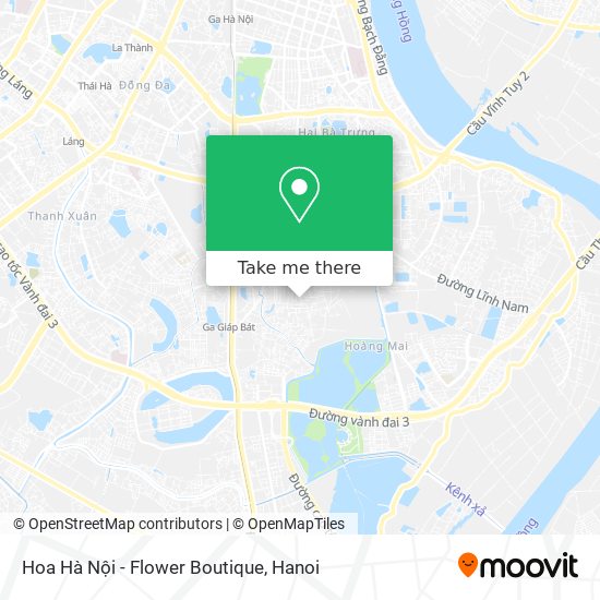 Hoa Hà Nội - Flower Boutique map