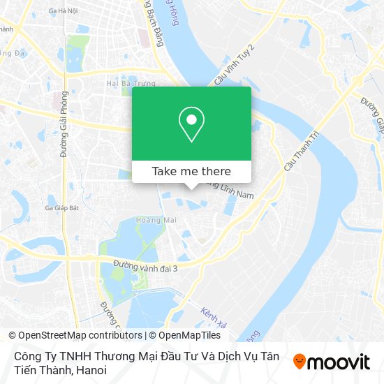 Công Ty TNHH Thương Mại Đầu Tư Và Dịch Vụ Tân Tiến Thành map