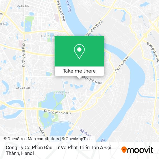 Công Ty Cổ Phần Đầu Tư Và Phát Triển Tôn Á Đại Thành map