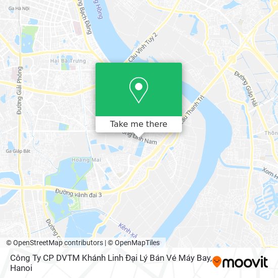 Công Ty CP DVTM Khánh Linh Đại Lý Bán Vé Máy Bay map