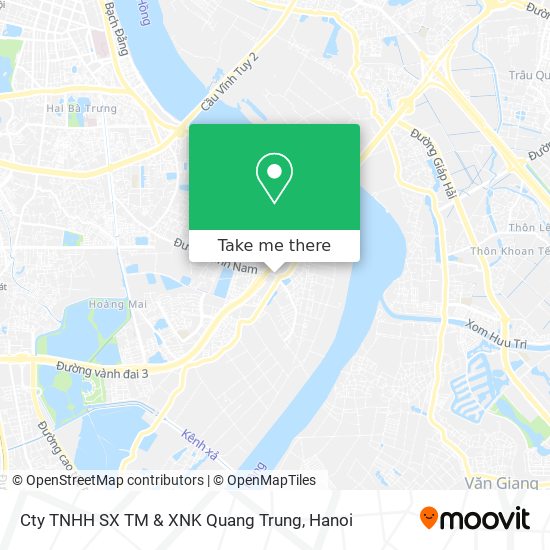 Cty TNHH SX TM & XNK Quang Trung map