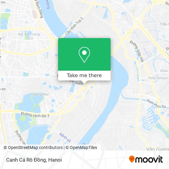 Canh Cá Rô Đồng map