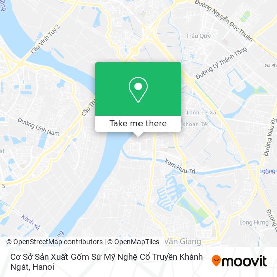 Cơ Sở Sản Xuất Gốm Sứ Mỹ Nghệ Cổ Truyền Khánh Ngát map