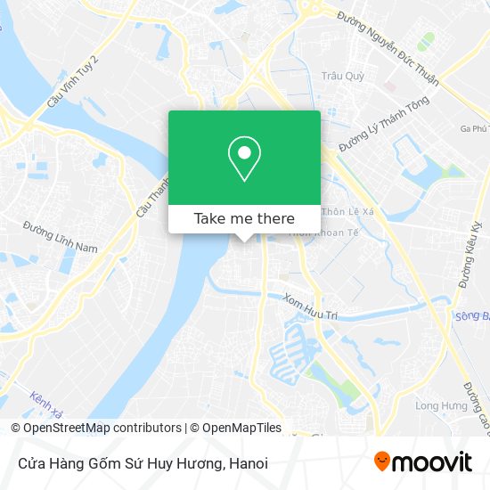 Cửa Hàng Gốm Sứ Huy Hương map