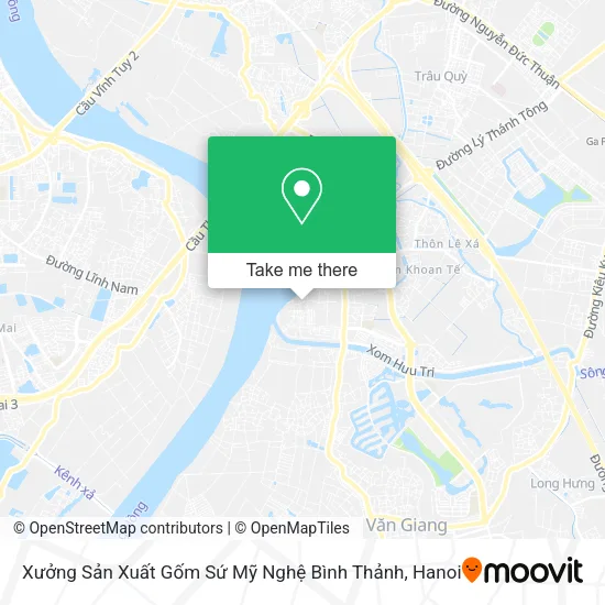 Xưởng Sản Xuất Gốm Sứ Mỹ Nghệ Bình Thảnh map
