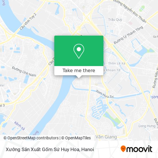 Xưởng Sản Xuất Gốm Sứ Huy Hoa map