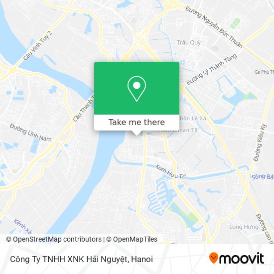 Công Ty TNHH XNK Hải Nguyệt map