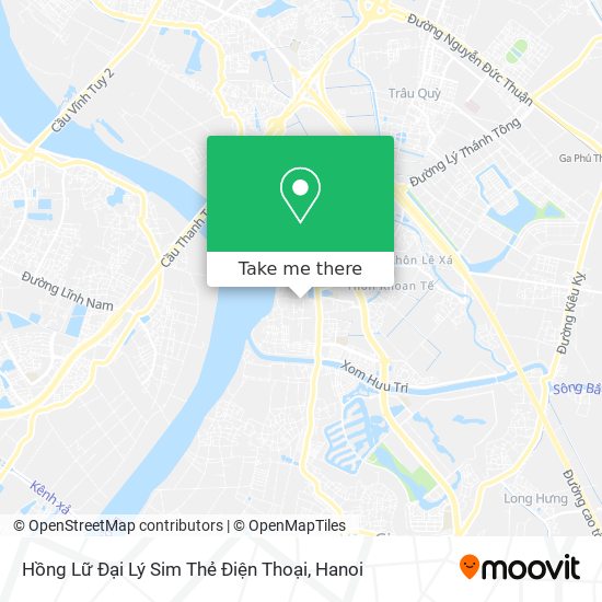 Hồng Lữ Đại Lý Sim Thẻ Điện Thoại map