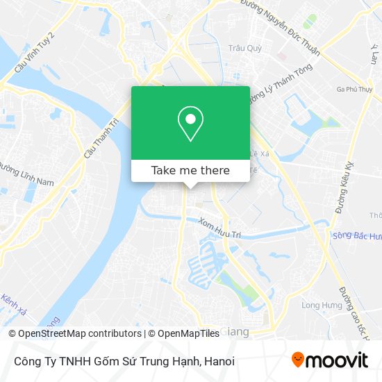 Công Ty TNHH Gốm Sứ Trung Hạnh map