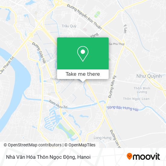Nhà Văn Hóa Thôn Ngọc Động map