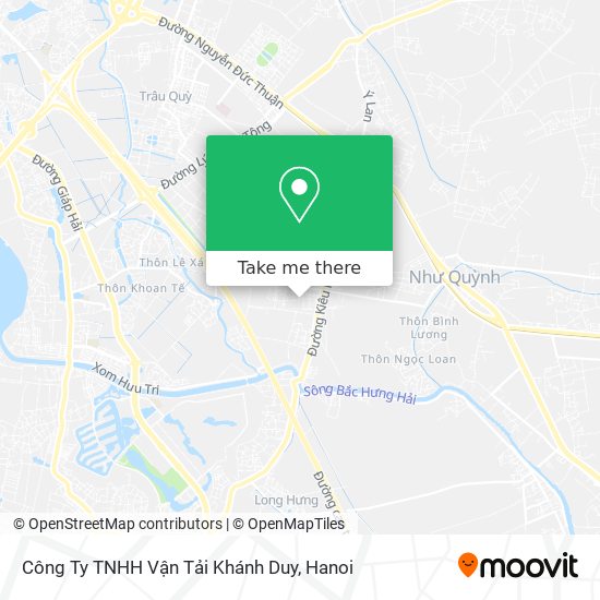 Công Ty TNHH Vận Tải Khánh Duy map
