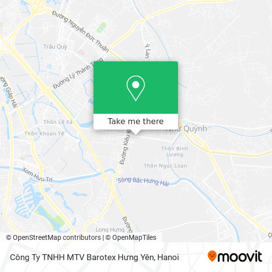 Công Ty TNHH MTV Barotex Hưng Yên map
