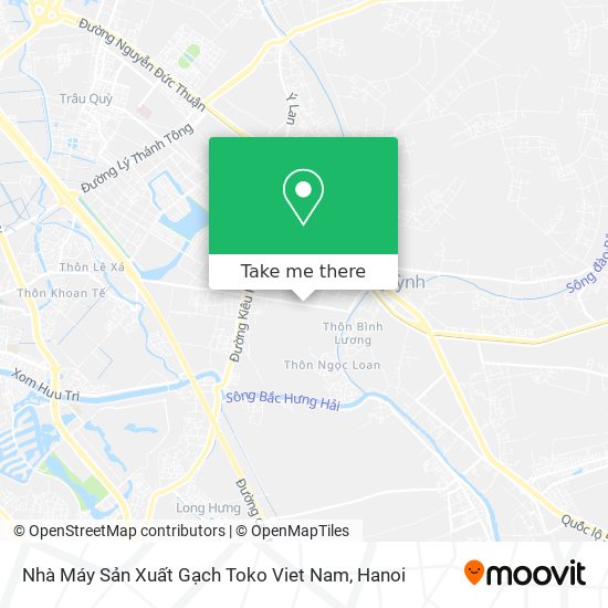 Nhà Máy Sản Xuất Gạch Toko Viet Nam map