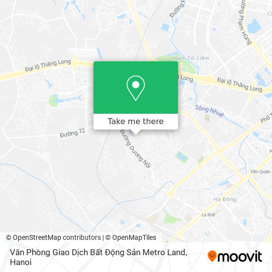 Văn Phòng Giao Dịch Bất Động Sản Metro Land map