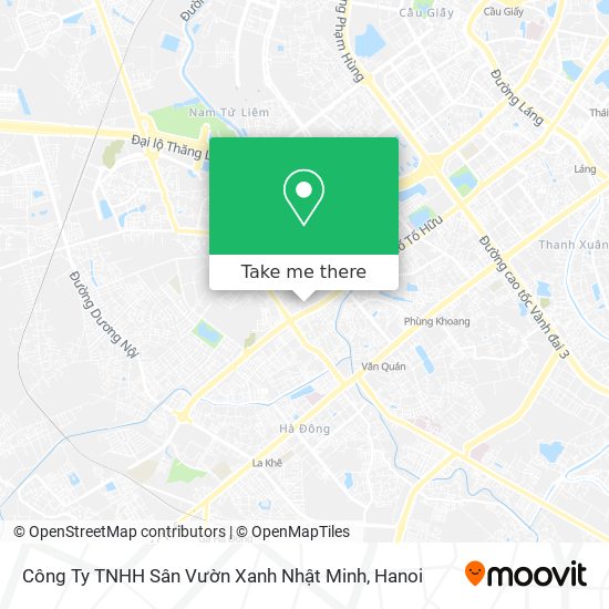 Công Ty TNHH Sân Vườn Xanh Nhật Minh map