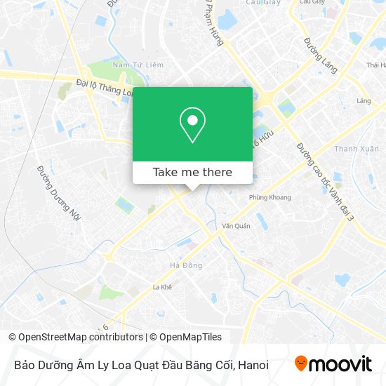 Bảo Dưỡng Âm Ly Loa Quạt Đầu Băng Cối map