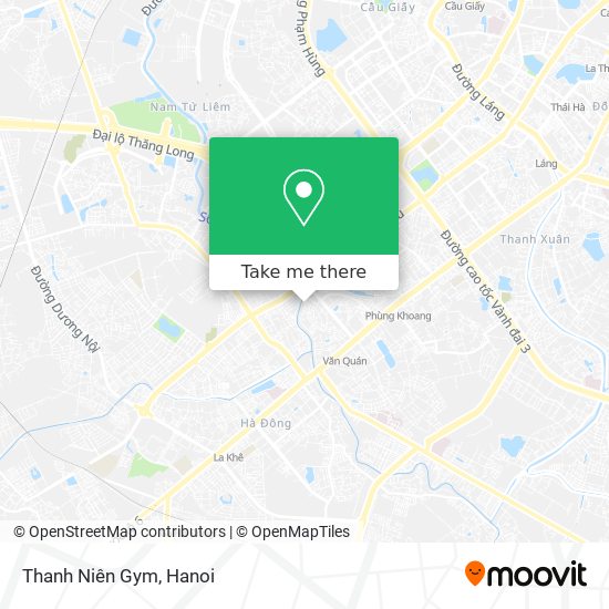 Thanh Niên Gym map