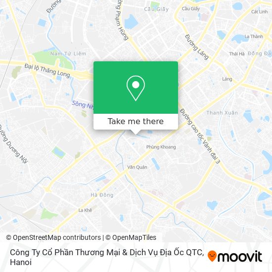 Công Ty Cổ Phần Thương Mại & Dịch Vụ Địa Ốc QTC map