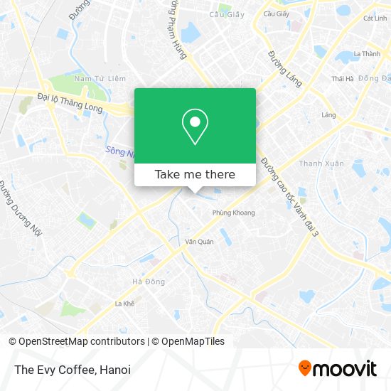 The Evy Coffee map