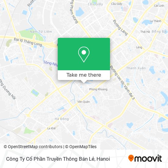 Công Ty Cổ Phần Truyền Thông Bán Lẻ map