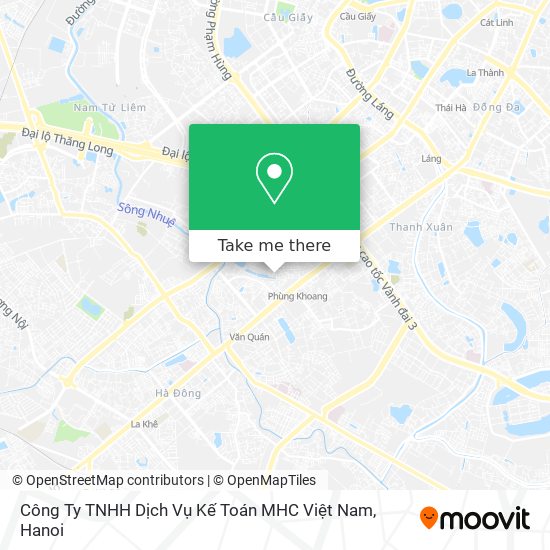 Công Ty TNHH Dịch Vụ Kế Toán MHC Việt Nam map