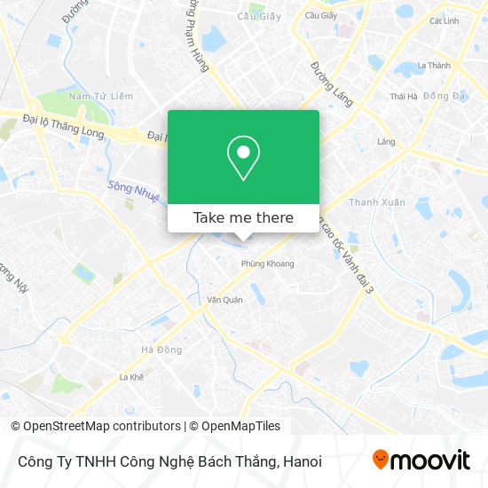 Công Ty TNHH Công Nghệ Bách Thắng map